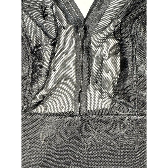 Wacoal 810340 Net Effect Soft Cup Bra Bralette Lace Wire Free Black Sz 32 - Picture 6 of 9